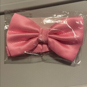 Classic Pink Bow Tie for Men